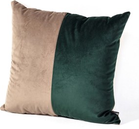 Poduszka Patchwork kwadratowa beige green