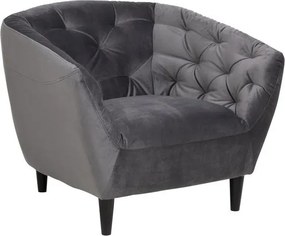 Pikowany fotel w stylu glamour Ria Vic