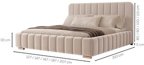 Łóżko sypialniane STORMI SLIM - 160x200
