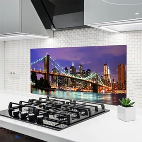 Panel nad blat kuchenny Panorama Mostu O Zmierzchu