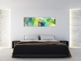 Obraz abstrakcji geometrycznej (170x50 cm)