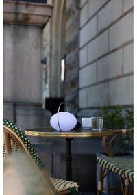 Biała lampa stołowa LED ze ściemniaczem (wysokość 19 cm) Orbit – UMAGE
