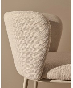 Beżowy hoker (wysokość siedziska 75 cm) Ciselia – Kave Home
