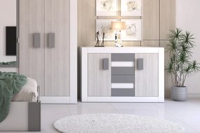 Komoda HELIOS 145 cm biały fronty kathult