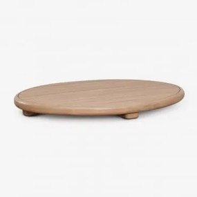 Stolik Kawowy Do Ogrodu Z Drewna Akacjowego Gerard ↔︎ 120 Cm & Jasny Akacjowy Brąz - Sklum
