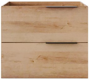 Szafka łazienkowa wisząca   - Jasny naturalny kolor - 60 cm - NISAYA