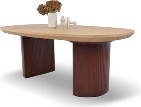 Stół rozkładany STILO Dąb do Salonu Jadalni 200-300 x 110 x 76 cm, Owalny