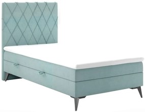 Pojedyncze łóżko boxspring Emina 80x200 - 32 kolory