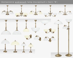 Lampa stołowa z mosiądzu N-B1