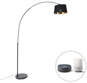 Luk Inteligentna lampa łukowa czarna ze złotem w tym Wifi A60 - Arc Basic Nowoczesny Oswietlenie wewnetrzne