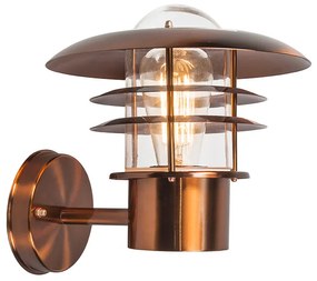 Zewnetrzna Winylowa lampa ścienna zewnętrzna miedziana IP44 - Prato Nowoczesny Oswietlenie zewnetrzne