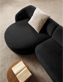 Narożnik NOBO Lewostronny system modułowy tkanina DressME 21 Grafitowy