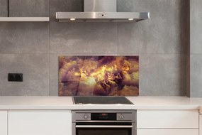 Panel szklany do Kuchni Nowoczesne Wzory Abstrakcyjne