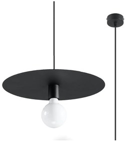 Czarna lampa wisząca ø 40 cm Livago – Nice Lamps