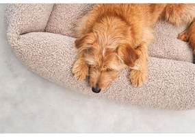 Beżowe legowisko dla psów z materiału bouclé 71x91 cm Senso Greige M – MiaCara