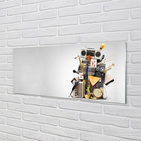 Szkło Ozdobne do Kuchni Muzyczne Trio z Mikrofonem