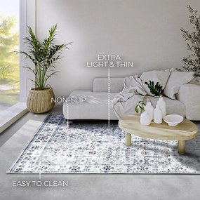 Jasnoniebieski dywan 120x160 cm Saveh Cream Blue – Elle Decoration