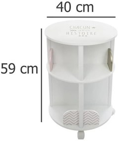 Regał na książki dla dzieci okrągły, Atmosphera for Kids