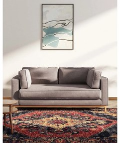 Jasnobrązowa aksamitna sofa 192 cm Celerio – Ame Yens