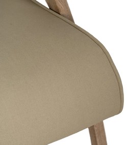 Beżowy fotel Weave – Ixia
