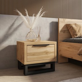 Szafka Nocna HALLETTA 55 cm Stolik Nocny do Sypialni