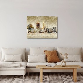 Obraz - Artystycznie ukształtowane miasto (70x50 cm)