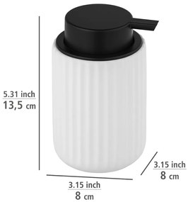 Dozownik do mydła w płynie BELLUNO, ceramiczny, 300 ml, WENKO