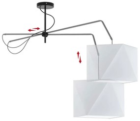 Lampa wisząca z regulowanym stelażem EX237-Buffales Fortuna 3X