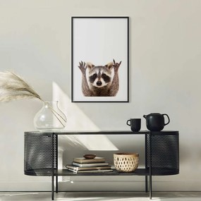Plakat Szop 21x30 cm z ramą czarną z marginesem ARTGEIST B