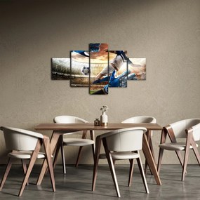 Obraz - Piłkarz (125x70 cm)