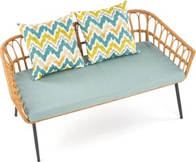 Dwuosobowa sofa ogrodowa z rattanu Gardena 2S