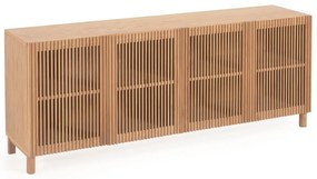Niska komoda w dekorze dębu 180x72 cm Beyla – Kave Home