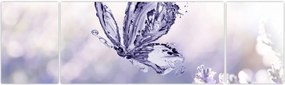Obraz - Motyl i lawenda (170x50 cm)