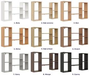 Biała wisząca półka dziecięca A1-G66