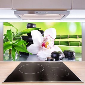 Szkło Dekoracyjne do Kuchni Orientalna Kompozycja z Bambusem