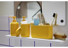 Musztardowy organizer łazienkowy na waciki z żywicy polimerowej Tom Tailor T-Color Bath – Wenko