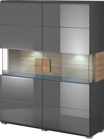 Komoda IBIZA 122 cm do Salonu Sypialni Antracyt