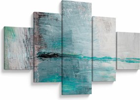 Obraz - Abstrakcyjny obraz olejny (125x70 cm)