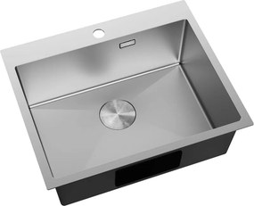 Mexen Solix zlewozmywak stalowy 1-komorowy 600 x 500 mm, inox - 6408601000-01