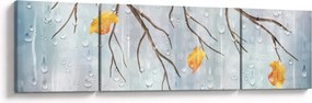 Obraz - Deszczowa jesień (170x50 cm)