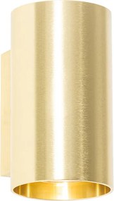 Inteligentna lampa ścienna złota okrągła z 2 żarówkami WiFi GU10 - Sandy