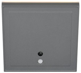 Zewnętrzna lampa ścienna LED (wysokość 14 cm) Fortaleza – Trio