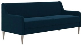 Niebieska sofa 190 cm Virginia – CosmoLiving by Cosmopolitan