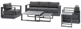 Komplet aluminiowy dla 5 osób MADRID NEW (antracyt)