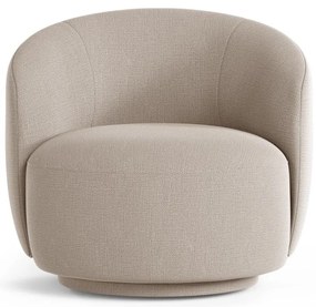 Beżowy fotel Letizia – Micadoni