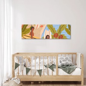 Obraz - Ciesz się życiem (170x50 cm)