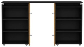 Czarny zagłówek 145x80 cm Naia – Tvilum