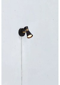 Czarny kinkiet (długość 12 cm) Folie – Markslöjd