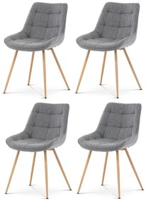 Zestaw krzeseł do jadalni CT-394 GREY2, 4 szt.