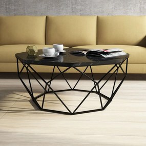 Stolik konferencyjny Diamond Black Marble